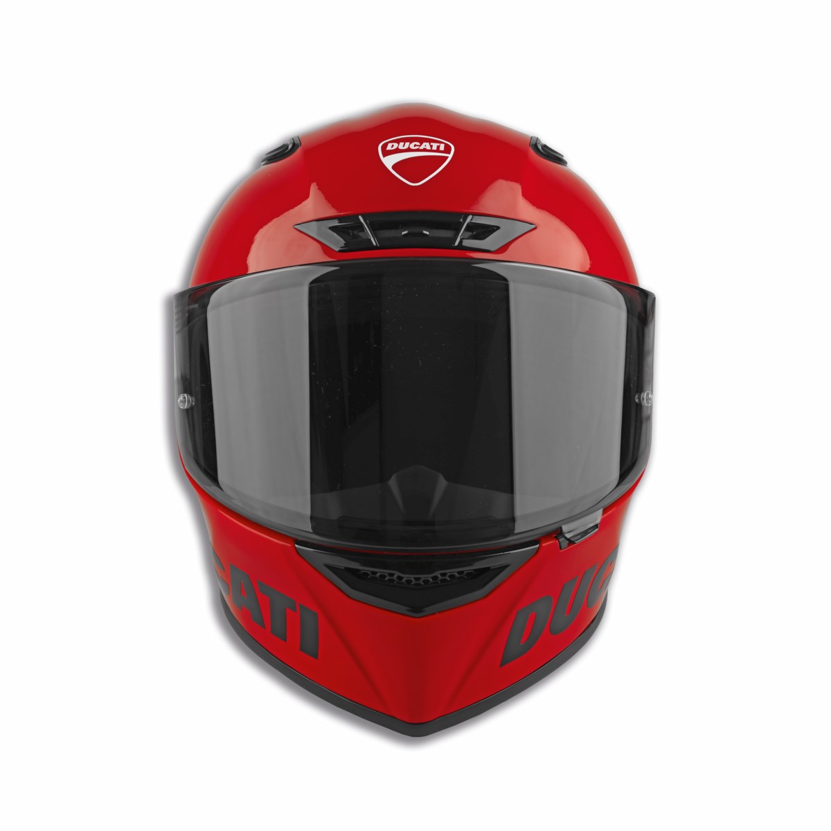 Motorradhelm Logo Rot