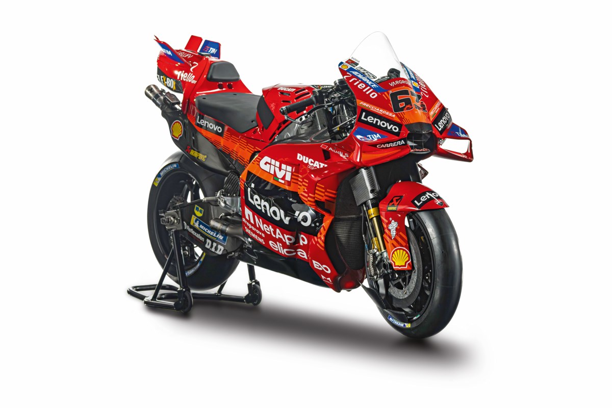 Motorrad Miniatur Moto GP24 Bagnaia
