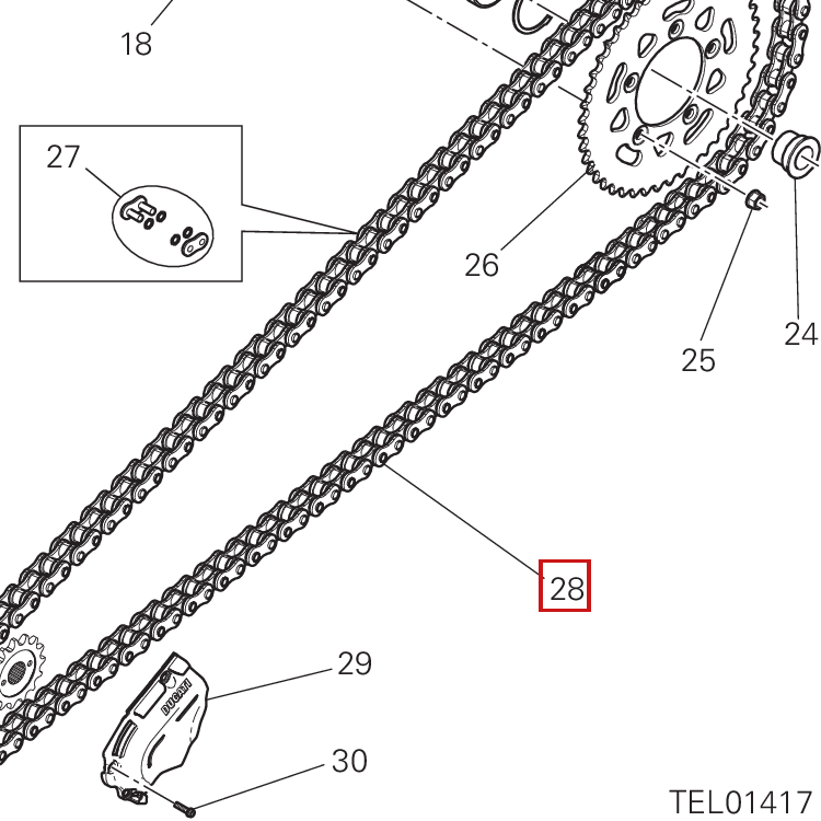 105+1 OFFENE KETTE