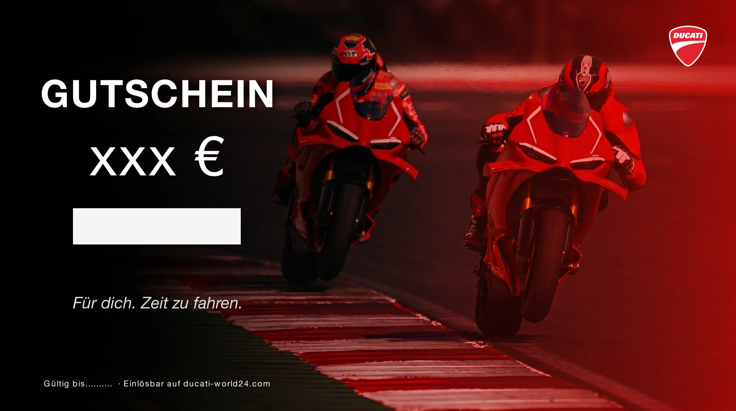 Geschenkgutschein Ducati-World24.com