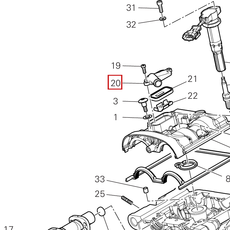 1710 ORIZ.SECONDARY AIR SYSTEM COVER