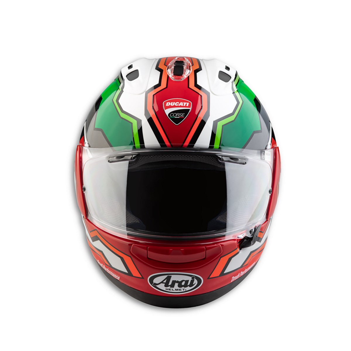 Motorradhelm Corse V8 Flagge