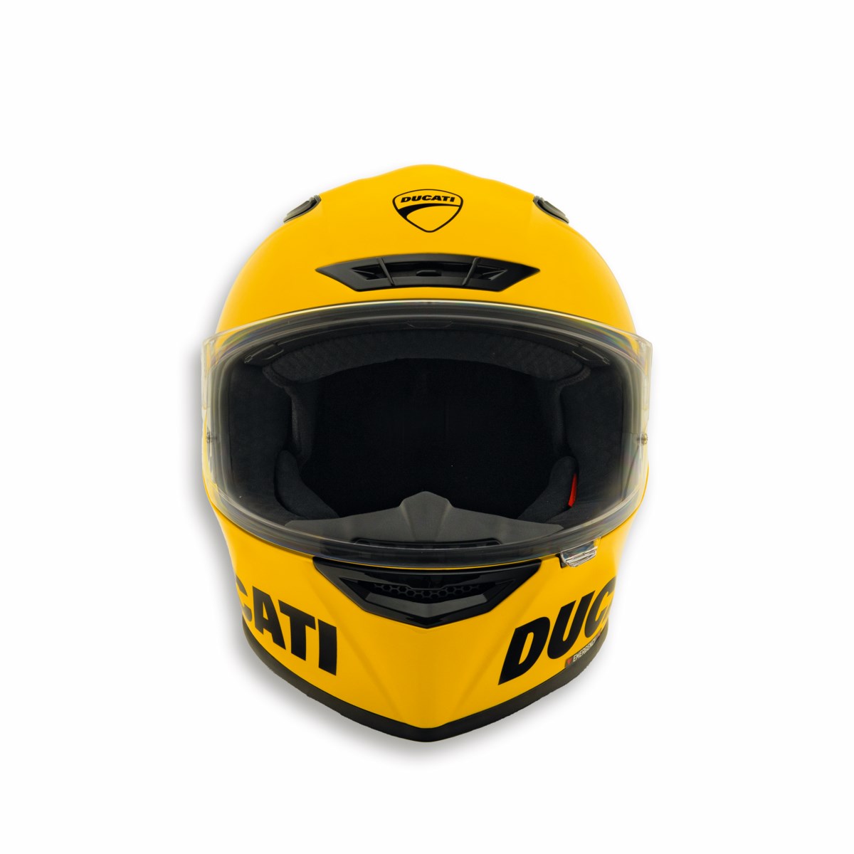 Motorradhelm Logo Gelb