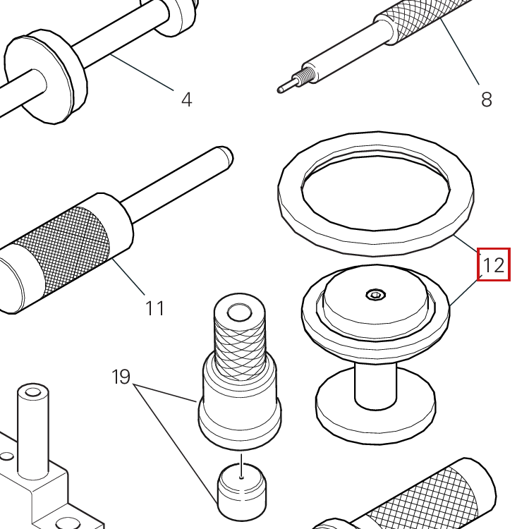 TOOL FOR ASSEMBOL OR 93040341A